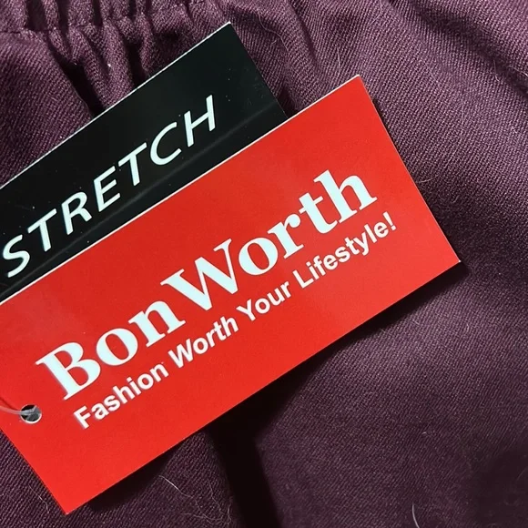 New with tags- BonWorth pants and jacket in fig - Picture 10 of 10